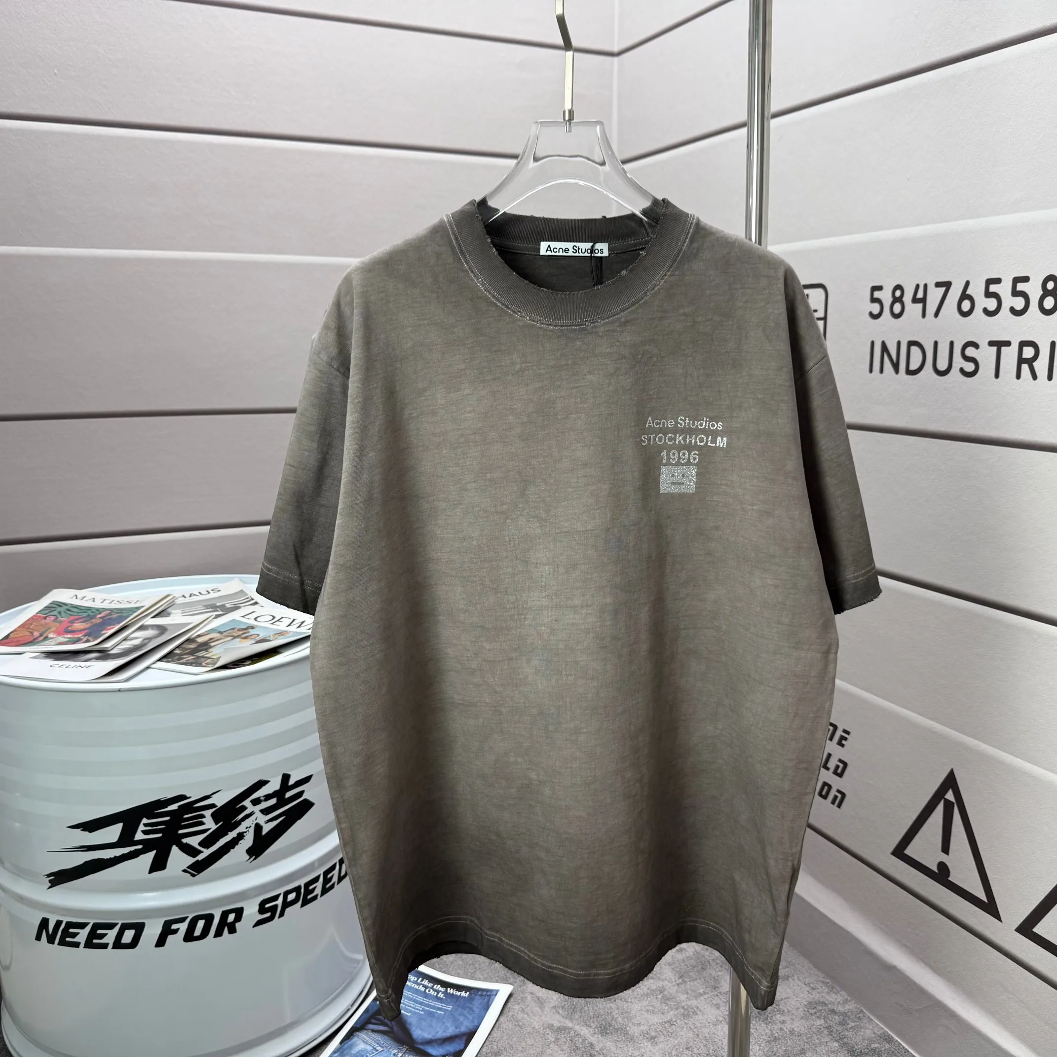 # 95 Acne studios * 2026 New Arrival tee Same Style : Size :S M L XL XXL Size： S （90-130 ） M （120-150 ） L （140-165 ） XL （160-180 ） XXL （180 ）